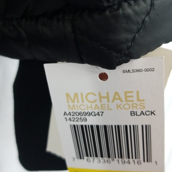 Michael Kors Black Quilted Jacket - Picture 4 of 6